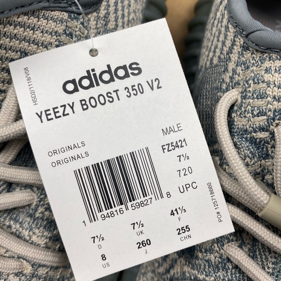 New in box adidas yeezy boost 350 V2 Israfil men’s size 8 US - Picture 2 of 8